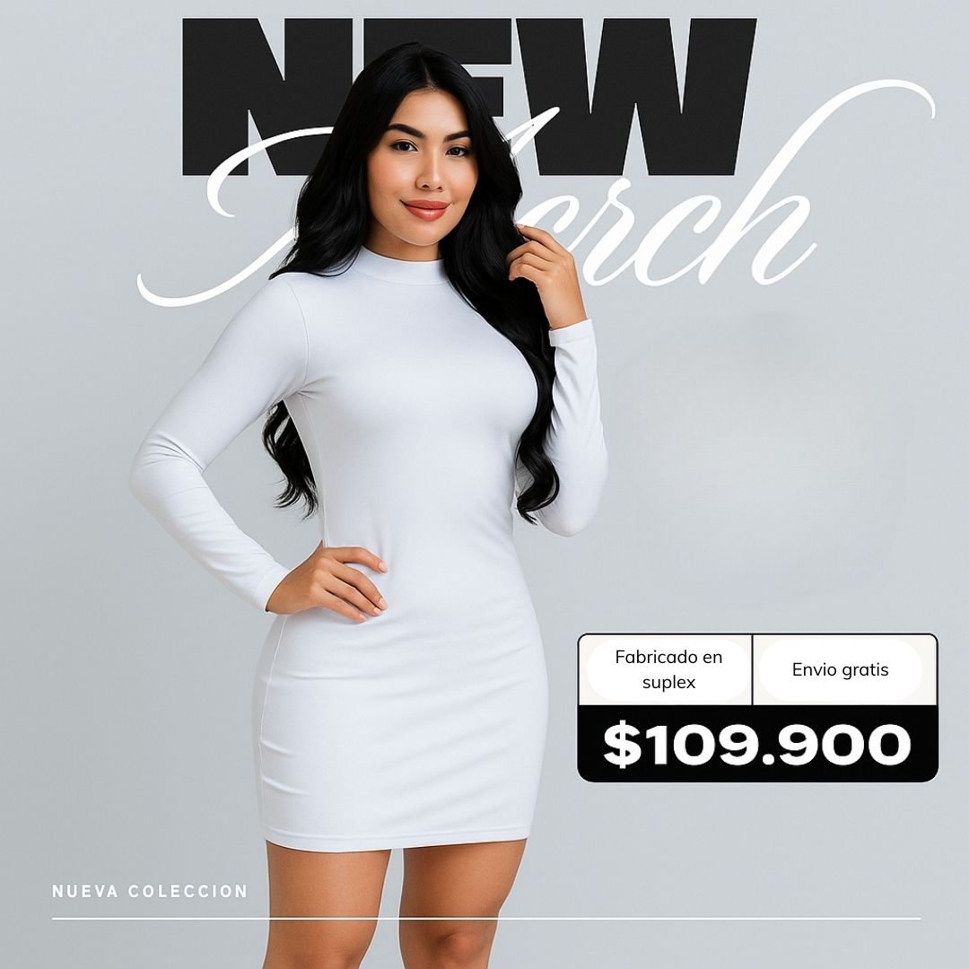 Vestido Moldeador manga Larga Pro ™