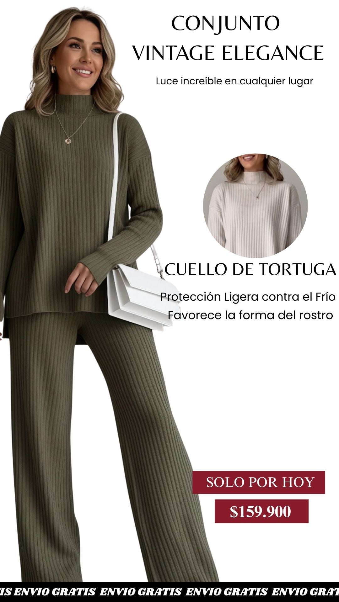 CONJUNTO VINTAGE ELEGANCE....