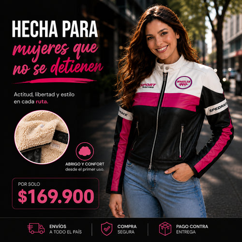 Chaqueta de cuero biker