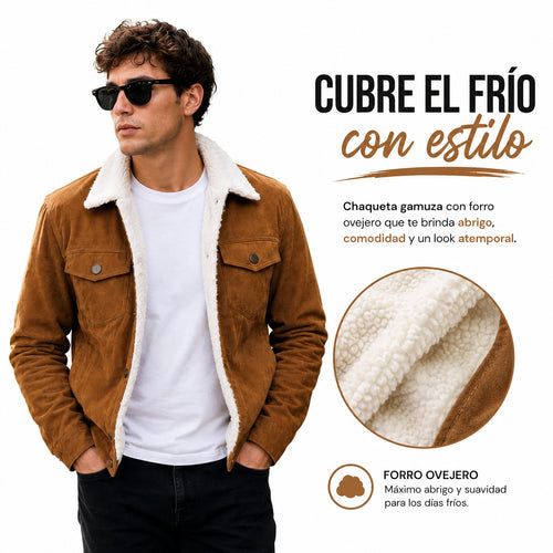 Chaqueta Gamuza Ovejera