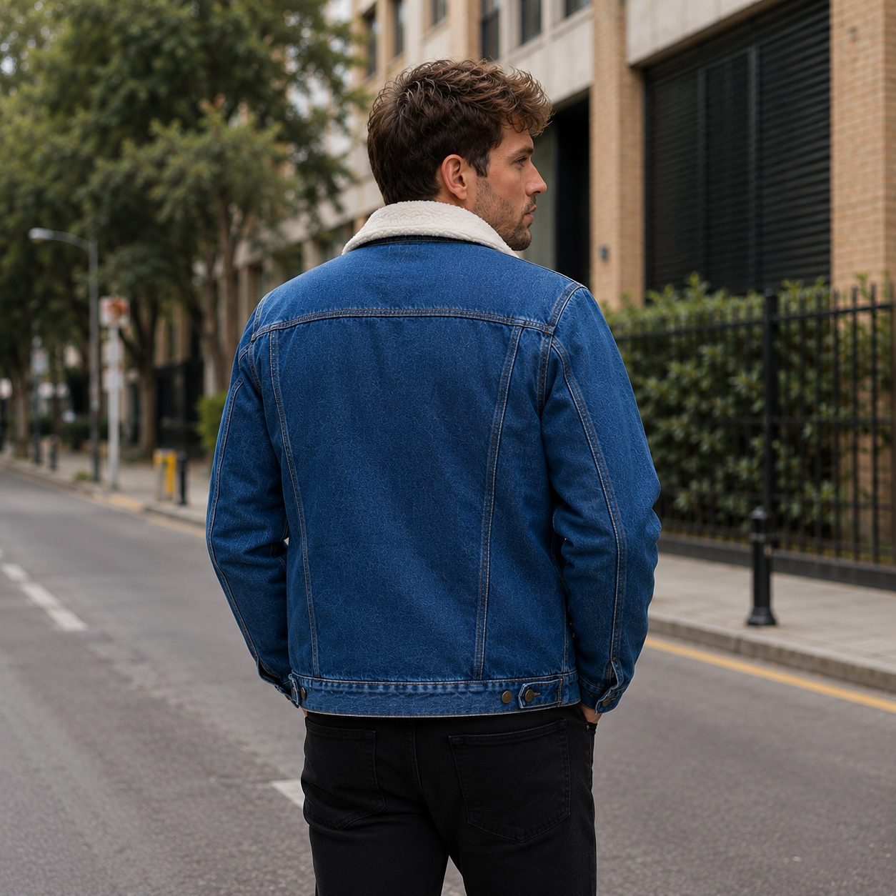 Chaqueta Jean Ovejera Premium