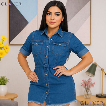 Vestido Camisero en Jean – Edición Limitada
