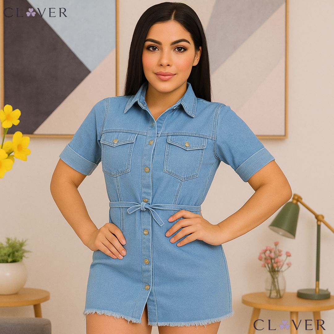 Vestido Camisero en Jean – Edición Limitada